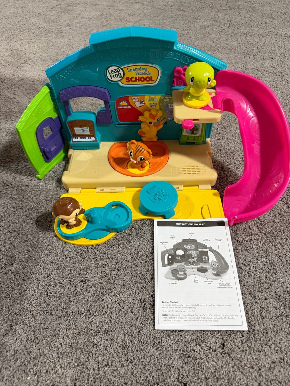 LeapFrog Learning Friends School Playset - Turquoise & Pink